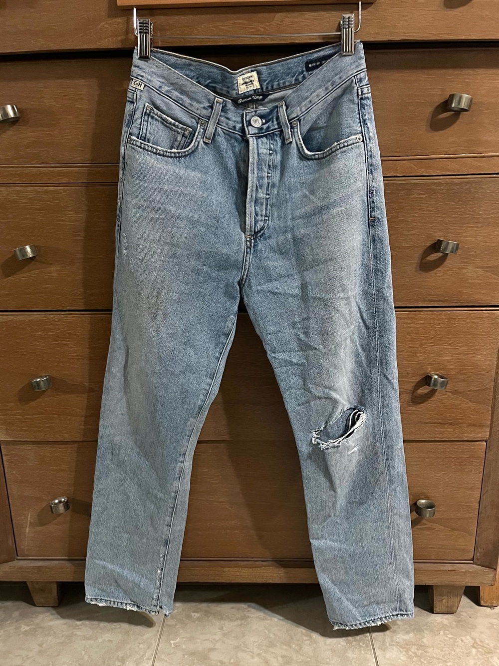 Citizen of humanity straight leg curve jean premium vintage denim